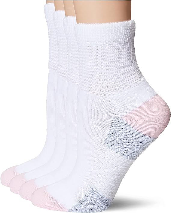 MediPEDS Women's Diabetic Quarter Socks