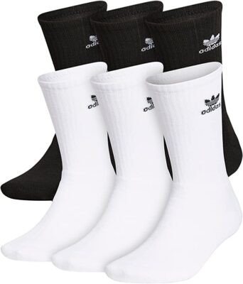 Adidas Trefoil Crew socks for men and women