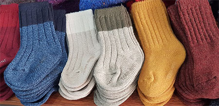 How to select socks pair numbers for different sized babies? 