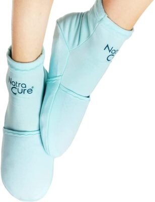 NatraCure Cold therapy reusable Gel Ice frozen socks 
