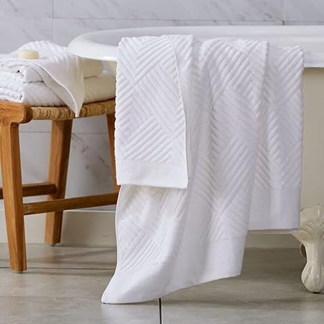 SIMPLI-MAGIC Cotton Soft Bath Towels Set