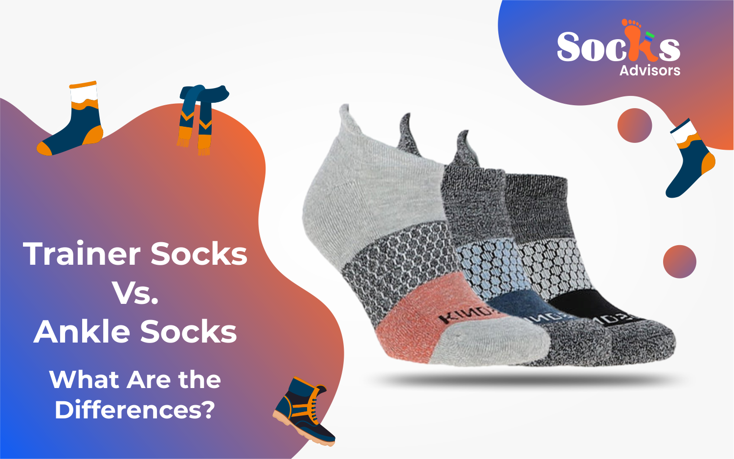 Trainer socks vs. ankle socks